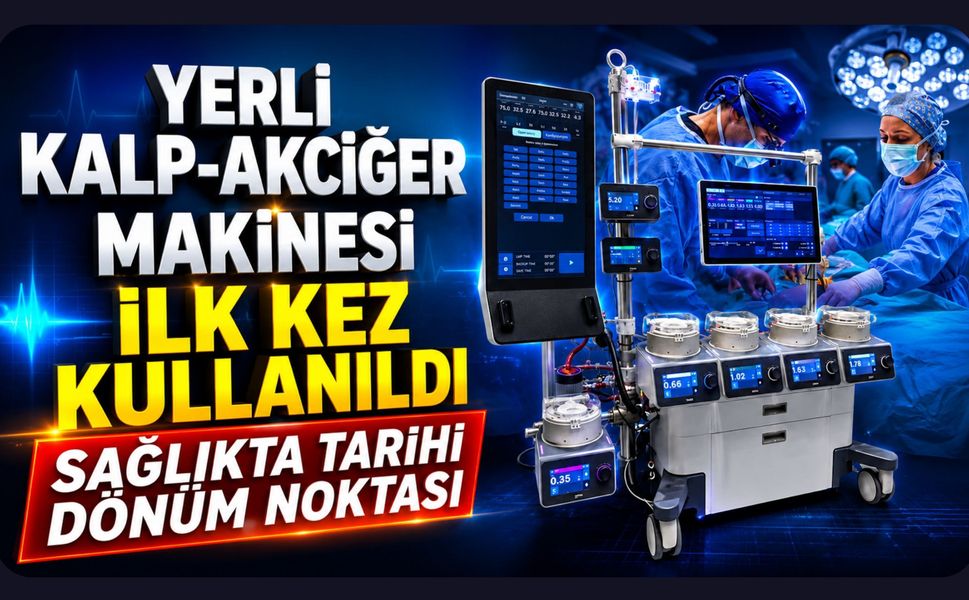 Yerli Kalp-Akciğer Makinesi İlk Kez Kullanıldı, Sağlıkta Tarihi Dönüm Noktası