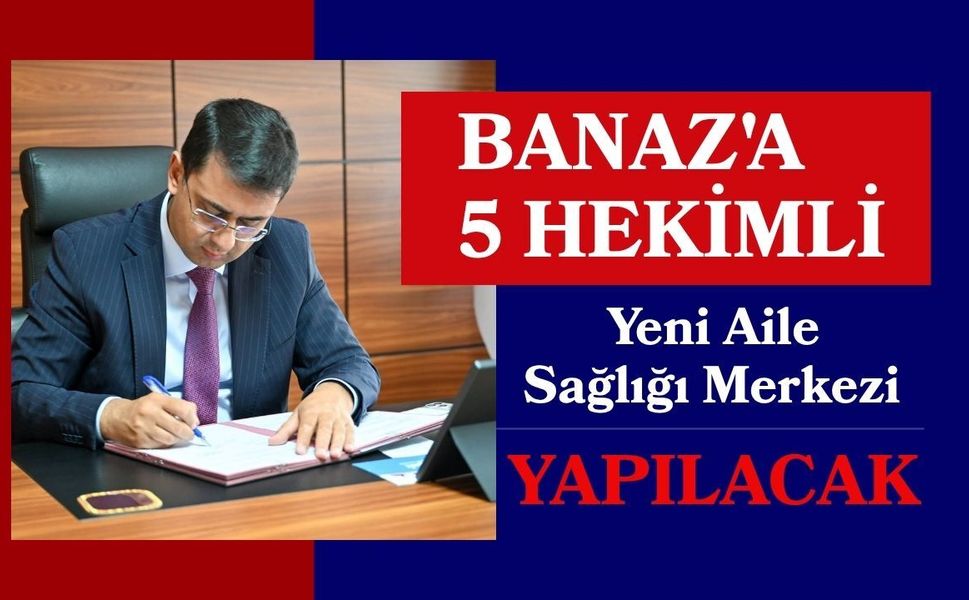 Banaz'a 5 Hekimli Yeni Aile Sağlığı Merkezi Yapılacak