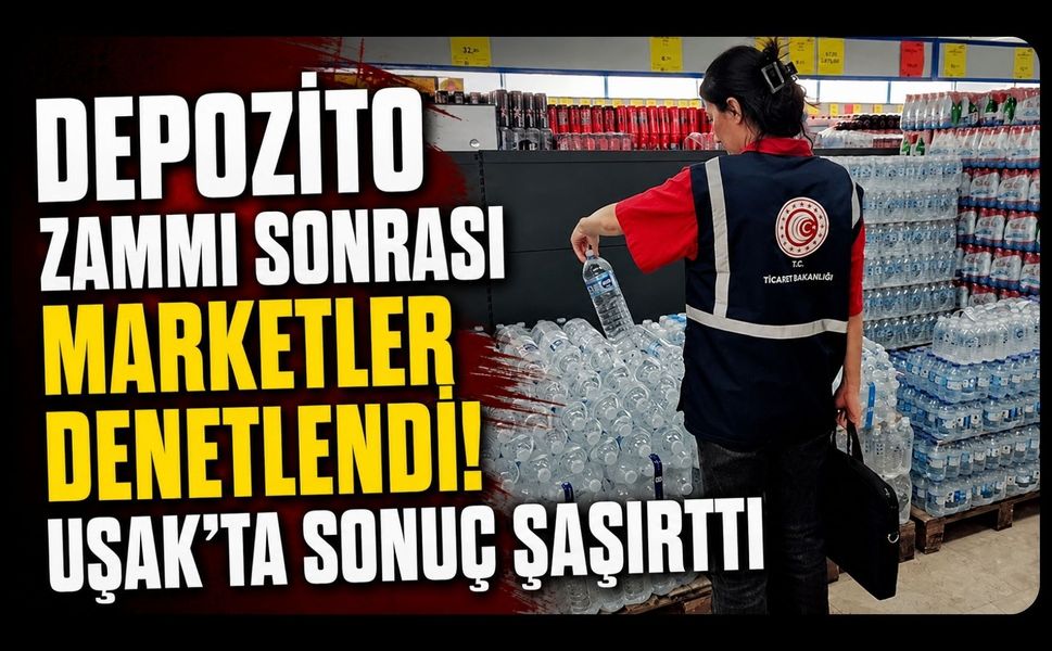 Depozito Zammı Sonrası Marketler Denetlendi! Uşak'ta Sonuç Şaşırttı