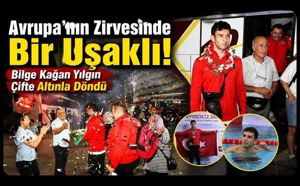 Avrupa'nın Zirvesinde Bir Uşaklı! Bilge Kağan Yılgın Çifte Altınla Döndü