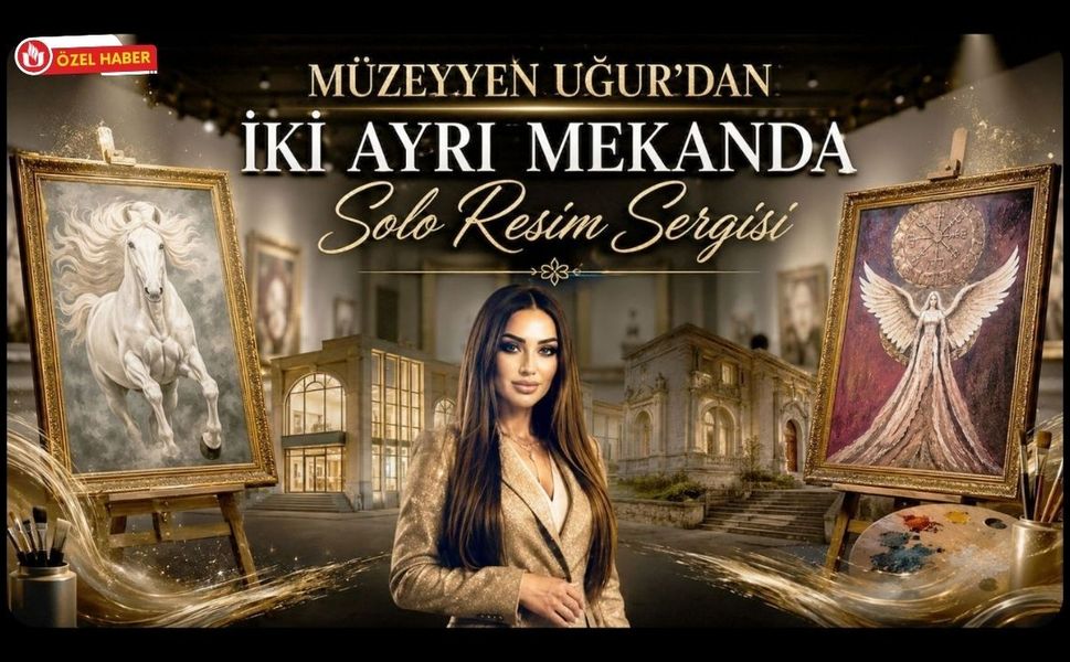 Müzeyyen Uğur'dan İki Ayrı Mekanda Solo Resim Sergisi