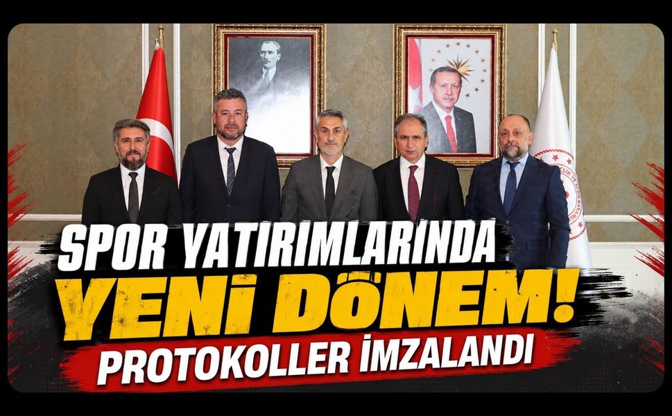 Uşak'a Spor Yatırımlarında Yeni Dönem! Protokoller İmzalandı