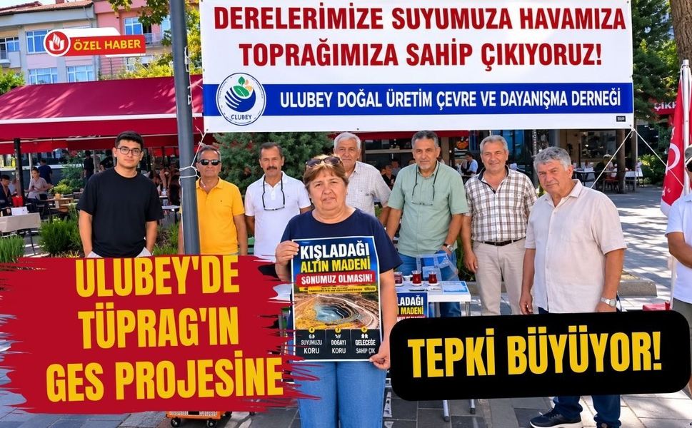 Ulubey'de TÜPRAG'ın GES Projesine Tepki Büyüyor! Dernek Meydanda İmza Topluyor