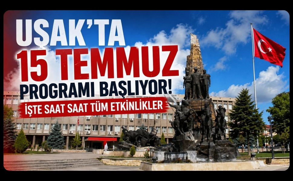 Uşak'ta 15 Temmuz'un 10. Yılında Anma Programı
