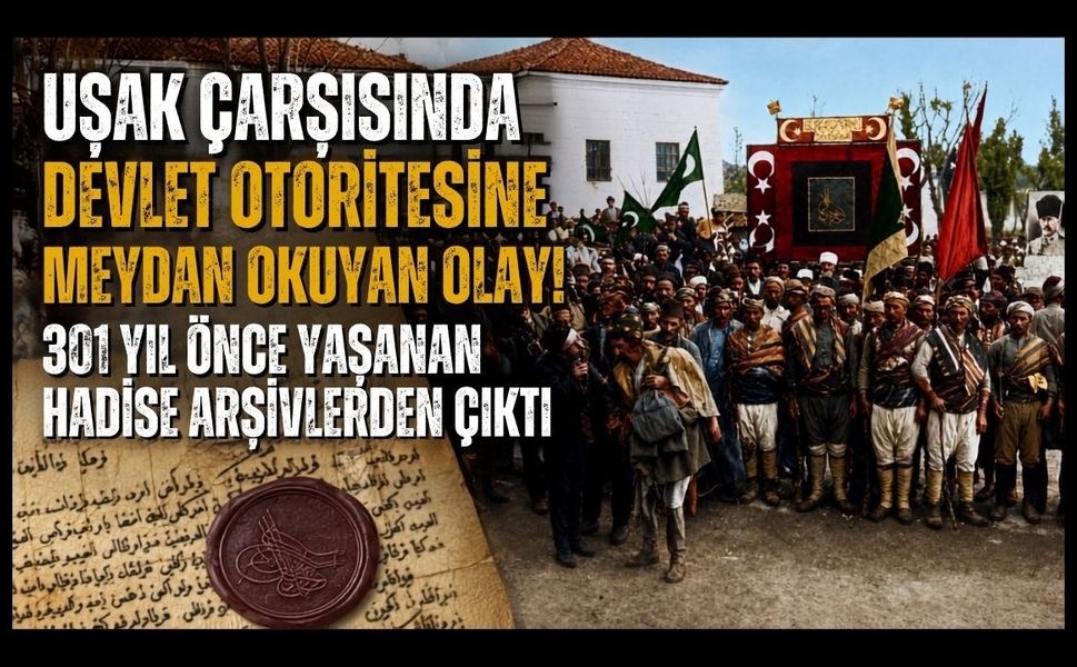 Uşak Çarşısında Devlet Otoritesine Meydan Okuyan Olay! 301 Yıl Önce Yaşanan Hadise Arşivlerden Çıktı