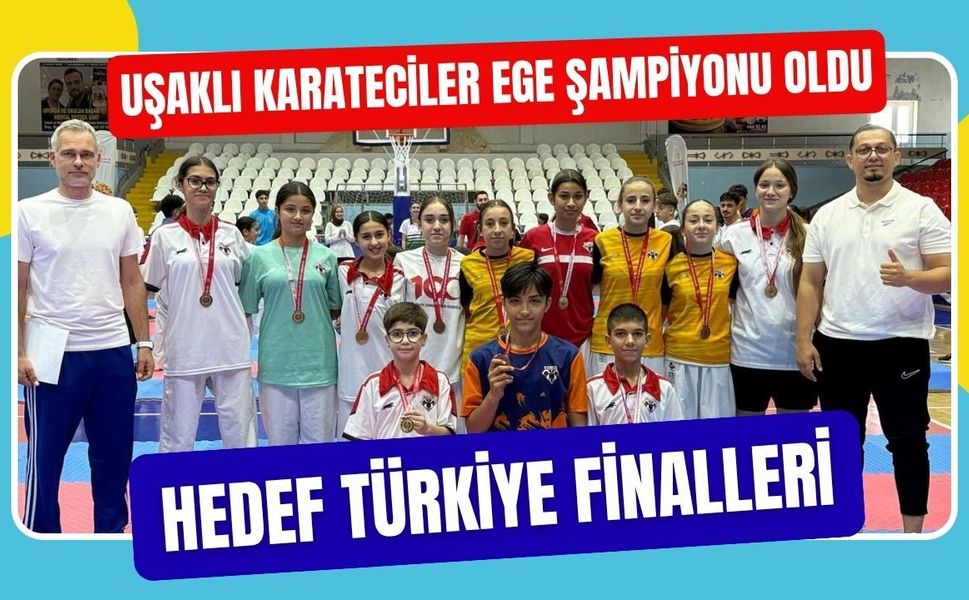 Uşaklı Karateciler Ege Şampiyonu Oldu