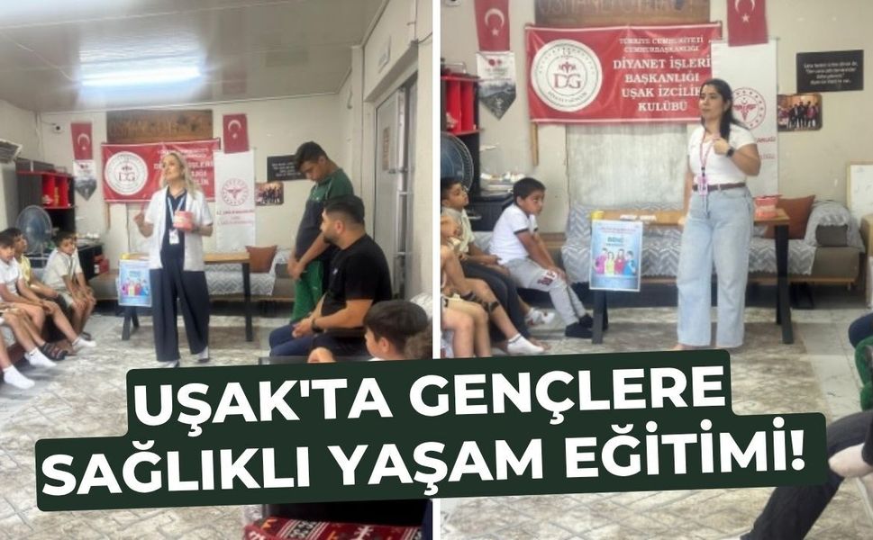 Uşak'ta Gençlere Sağlıklı Yaşam Eğitimi! "Genç Akademisi"nde Önemli Konular Ele Alındı