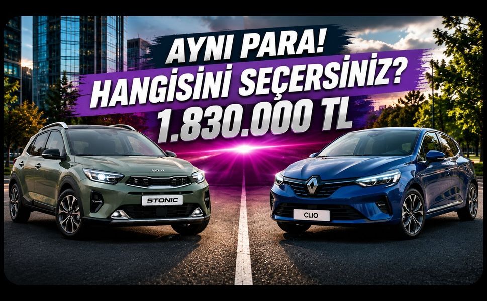 1 Milyon 830 Bin TL’niz Varsa Hangisini Alırsınız? Sıfır SUV ile Yeni Clio Aynı Fiyata Geldi