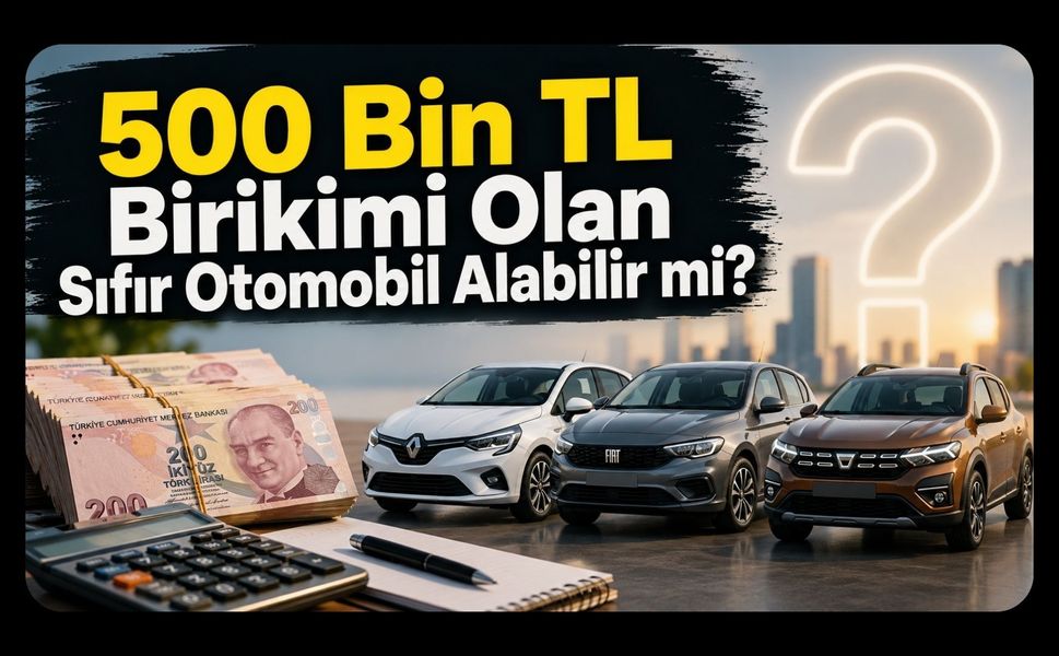 500 Bin TL Birikimi Olan Sıfır Otomobil Alabilir mi? Ağustos Kampanyalarını Hesapladık
