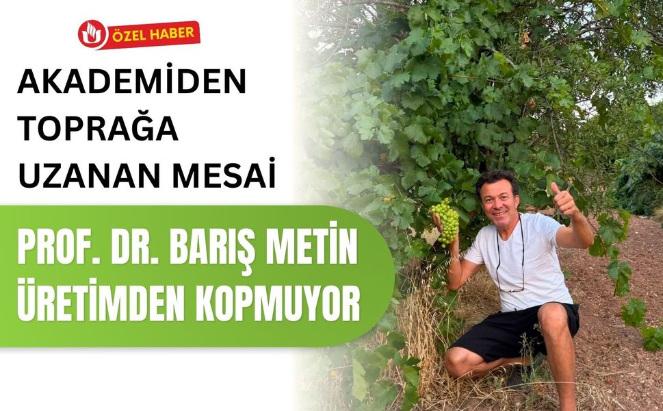 Akademiden Toprağa Uzanan Mesai, Prof. Dr. Barış Metin Üretimden Kopmuyor