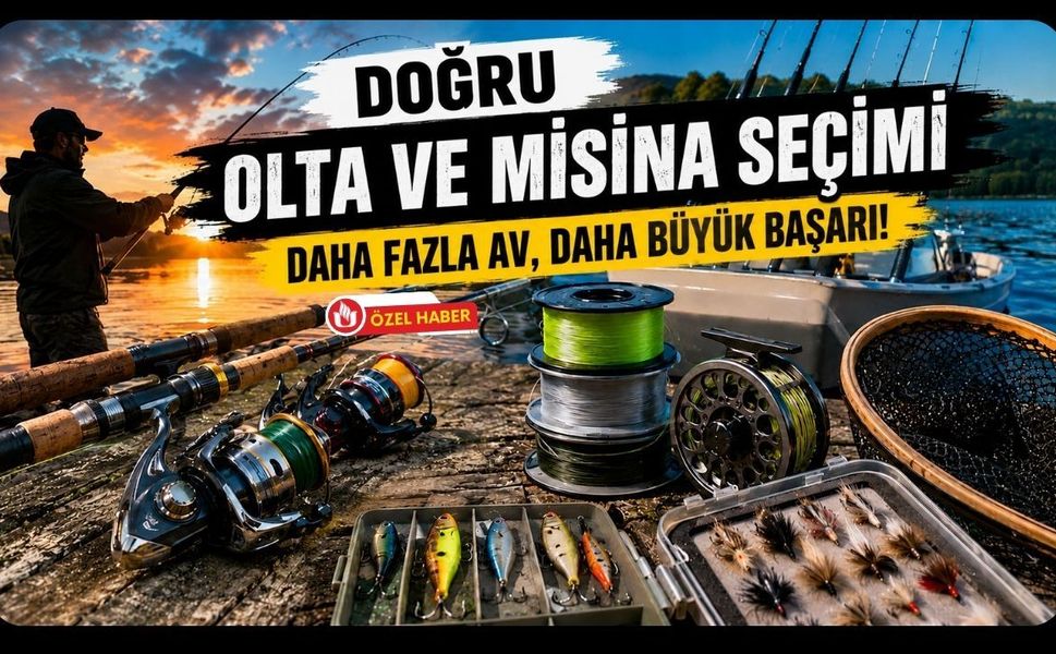 Doğru Olta ve Misina Seçimi Balık Avında Başarıyı Artırıyor