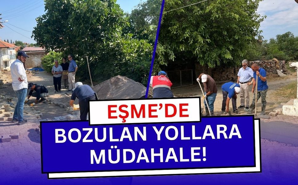 Eşme’de Bozulan Yollara Müdahale! Ekipler Mahalle Mahalle Çalışıyor
