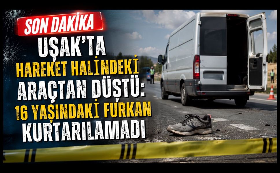 Uşak’ta Hareket Halindeki Araçtan Düştü: 16 Yaşındaki Furkan Kurtarılamadı