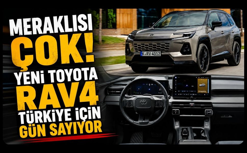 Meraklısı Çok! Yeni Toyota RAV4 Türkiye İçin Gün Sayıyor