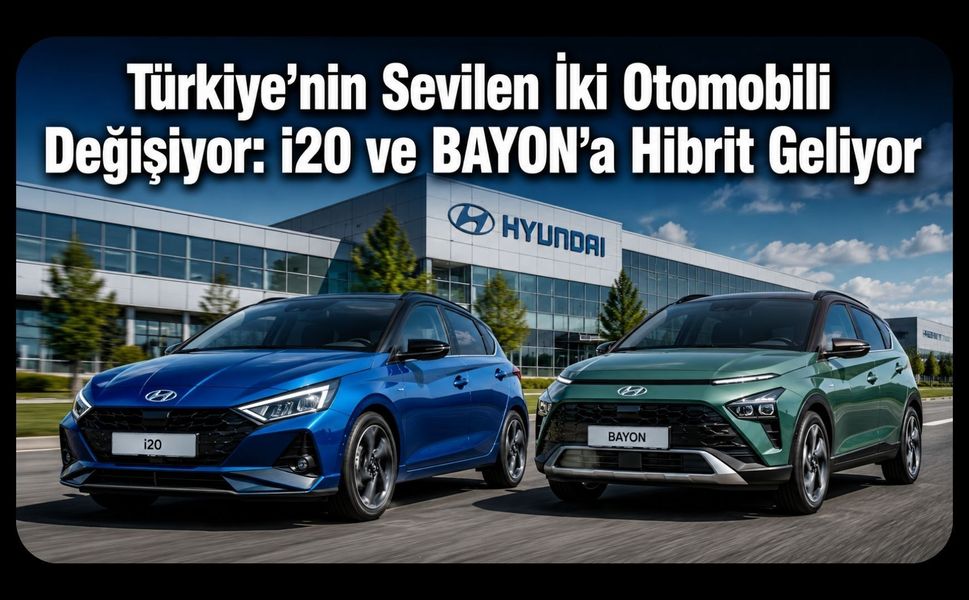 Türkiye’nin Sevilen İki Otomobili Değişiyor, i20 ve BAYON’a Hibrit Geliyor