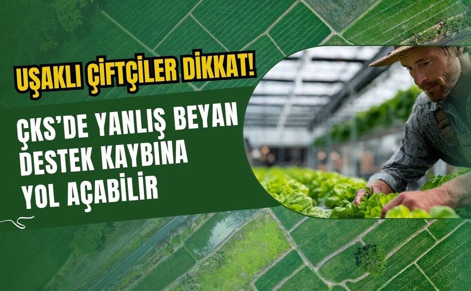 Uşaklı Çiftçiler Dikkat! ÇKS’de Yanlış Beyan Destek Kaybına Yol Açabilir