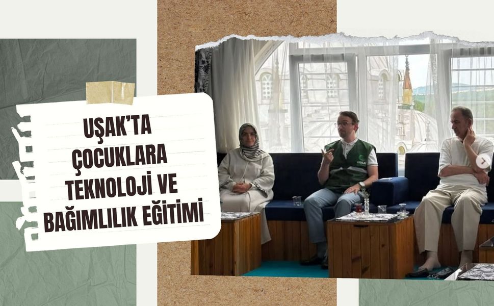 Uşak’ta Çocuklara Teknoloji ve Bağımlılık Eğitimi: Yeşilay’dan Ekran Kullanımı Uyarısı