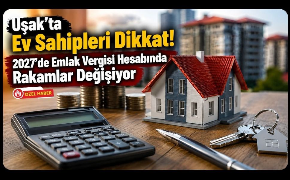 Uşak’ta Ev Sahipleri Dikkat! 2027’de Emlak Vergisi Hesabında Rakamlar Değişiyor