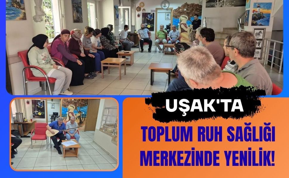 Uşak'ta Toplum Ruh Sağlığı Merkezinde Yenilik! Bekleme Alanı Baştan Düzenlendi