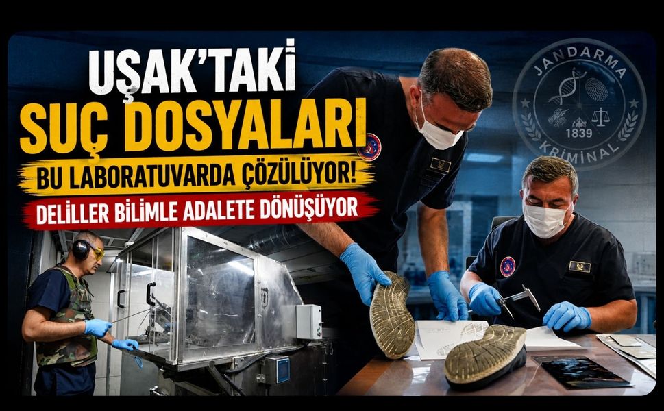Uşak'taki Suç Dosyaları Bu Laboratuvarda Çözülüyor! Deliller Bilimle Adalete Dönüşüyor