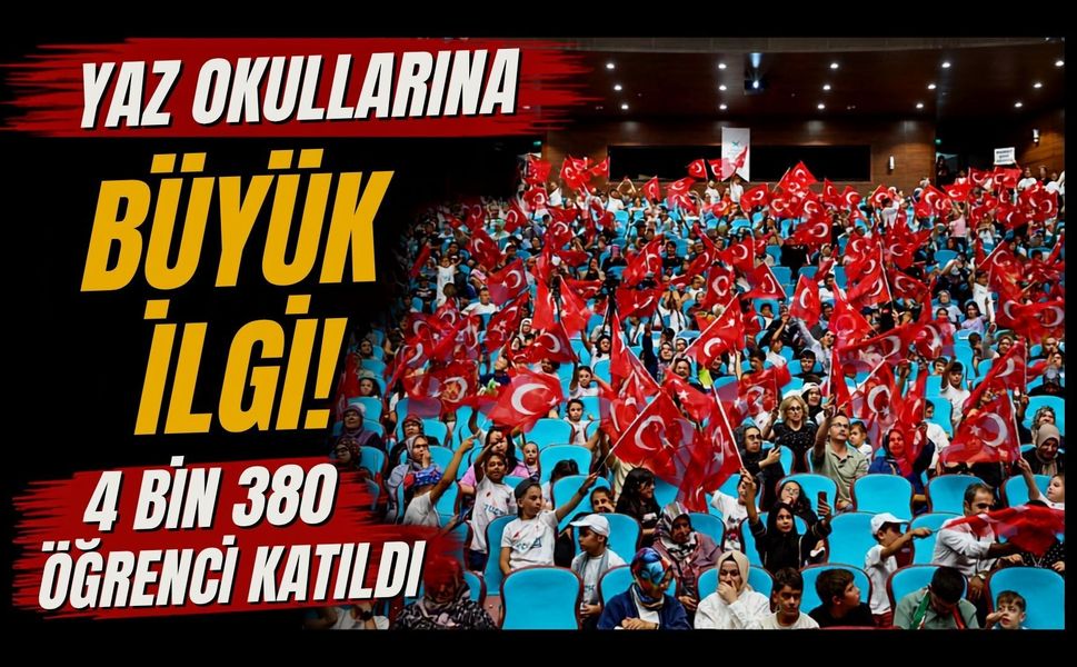 Uşak’ta Yaz Okullarına Büyük İlgi! 4 Bin 380 Öğrenci Katıldı