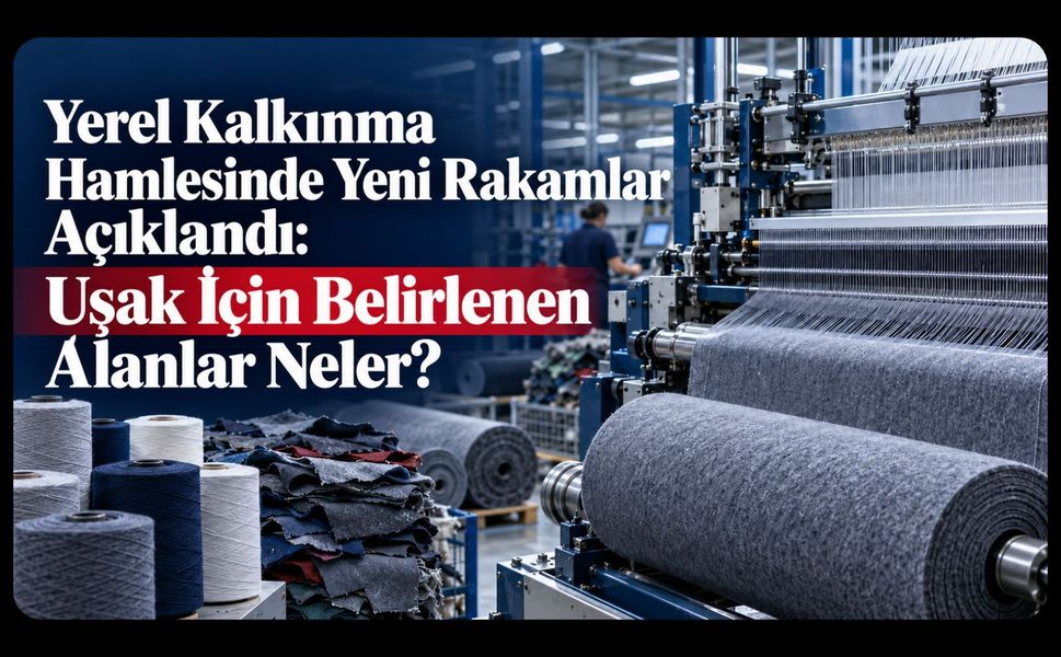 453 Milyar Liralık Yatırım Hedefi Açıklandı, Uşak’ta Dört Alan Öne Çıkıyor
