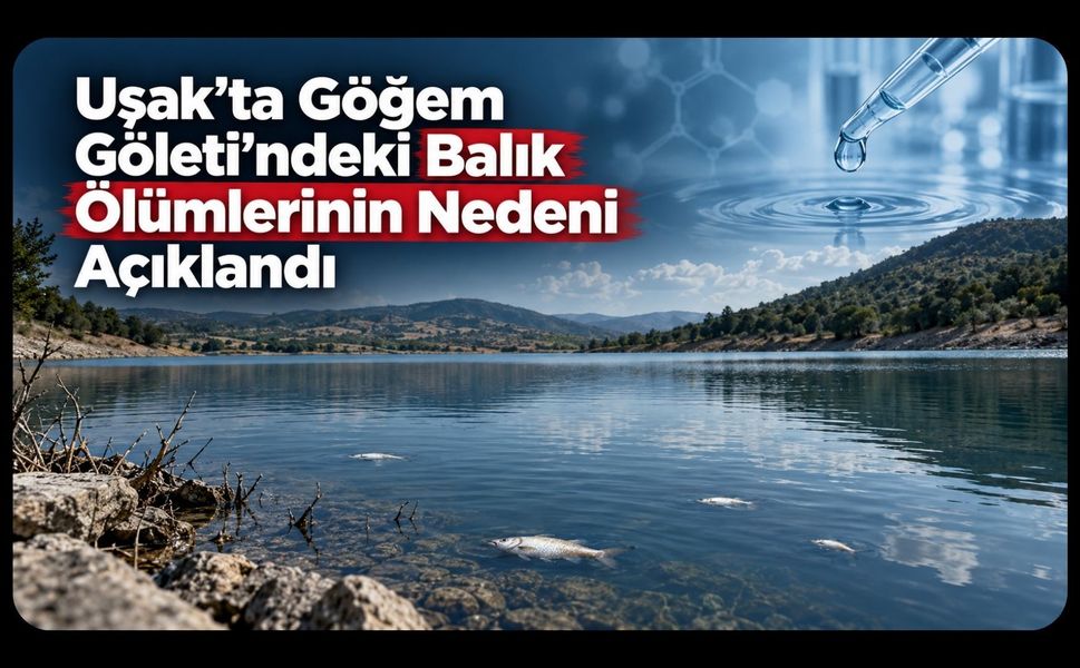 Uşak’ta Göğem Göleti’ndeki Balık Ölümlerinin Nedeni Açıklandı