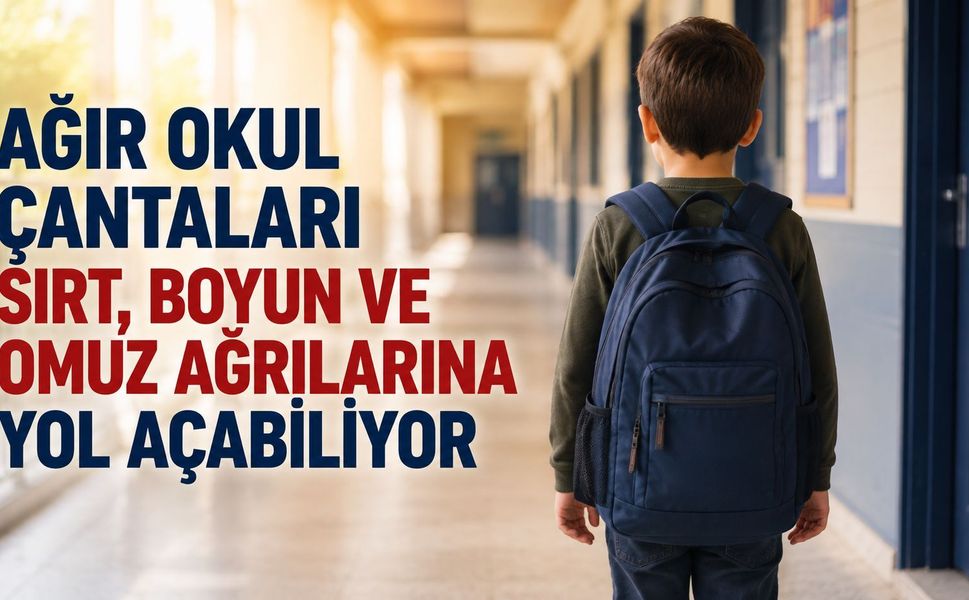 Okullar Açılmadan Velilere Uyarı: Ağır Çanta Çocuklarda Ağrıya Yol Açabilir