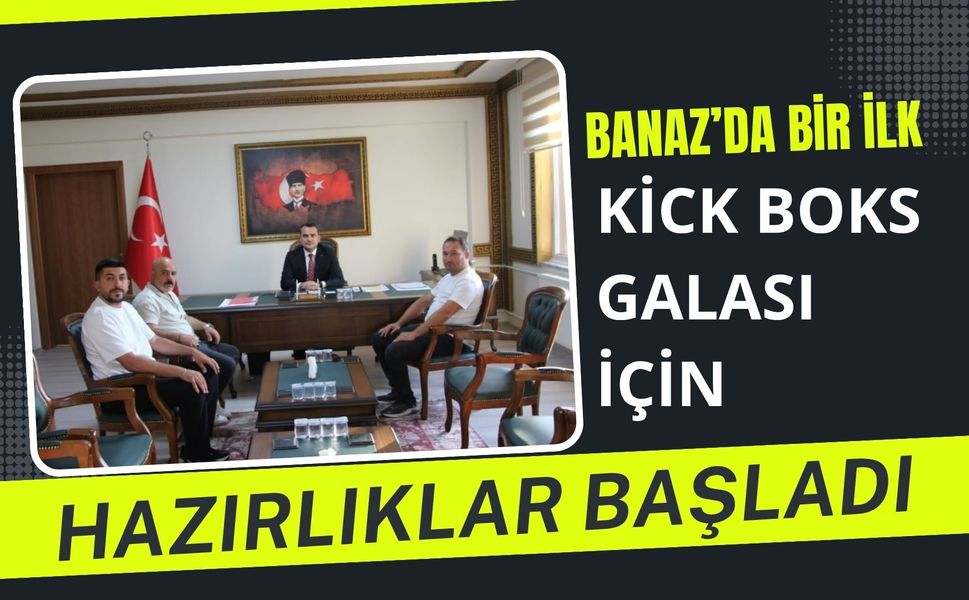 Banaz’da Bir İlk, Kick Boks Galası İçin Hazırlıklar Başladı