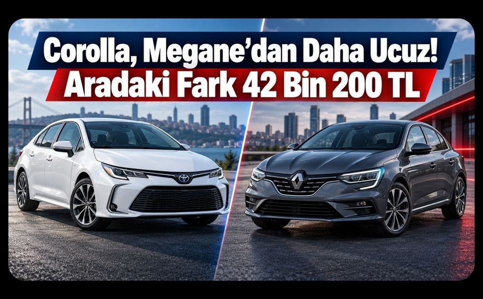Megane mı Ucuz, Corolla mı Pahalı? Eylül Fiyatlarında Dikkat Çeken Fark