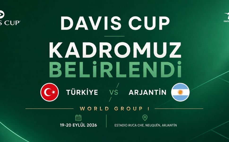 Davis Cup’ta Türkiye’nin Arjantin Kadrosu Belli Oldu