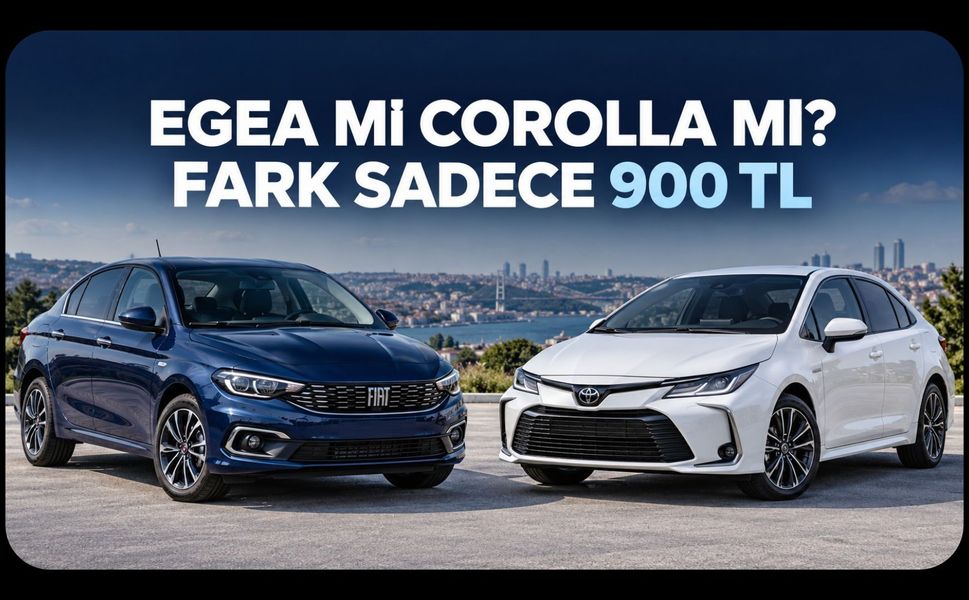 Fiat Egea mı Toyota Corolla mı? Otomatik Sedanlarda Fiyat Farkı 900 TL