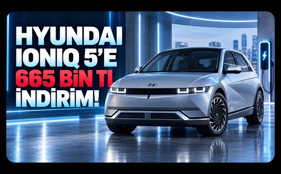 Hyundai IONIQ 5’e 665 Bin TL İndirim! Fiyatı 2,5 Milyon TL’nin Altına Düştü