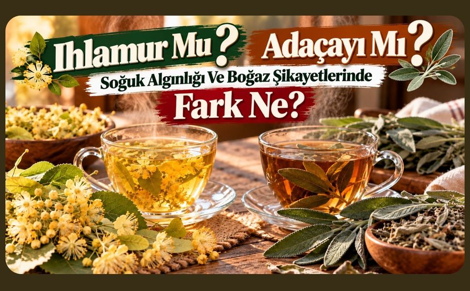 Ihlamur Mu Adaçayı Mı? Soğuk Algınlığı Ve Boğaz Şikayetlerinde Fark Ne?
