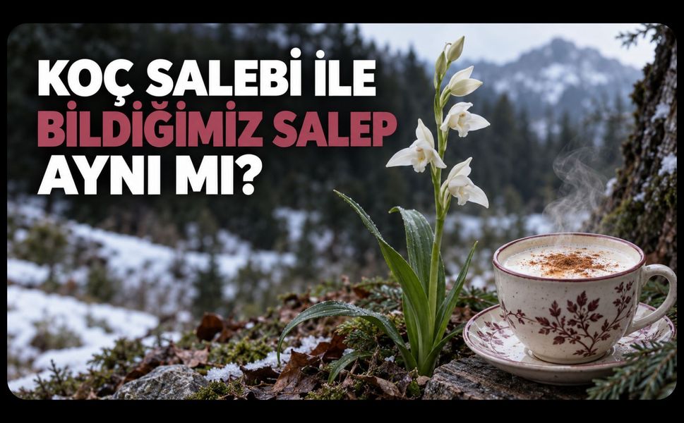 Kışın Fincanları Isıtan Salep ile Koç Salebi Aynı mı? İşte Doğrusuyla Bilinenler