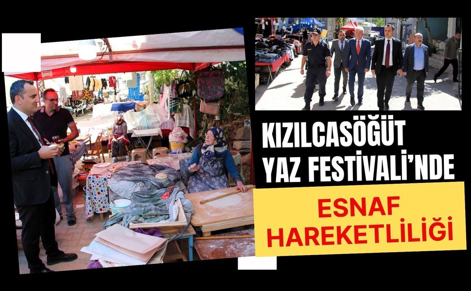 Kızılcasöğüt Yaz Festivali’nde Esnaf Hareketliliği