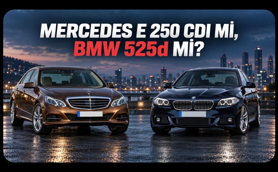 Mercedes E 250 CDI ile BMW 525d Karşı Karşıya: İkinci Elde Hangisi Öne Çıkıyor?