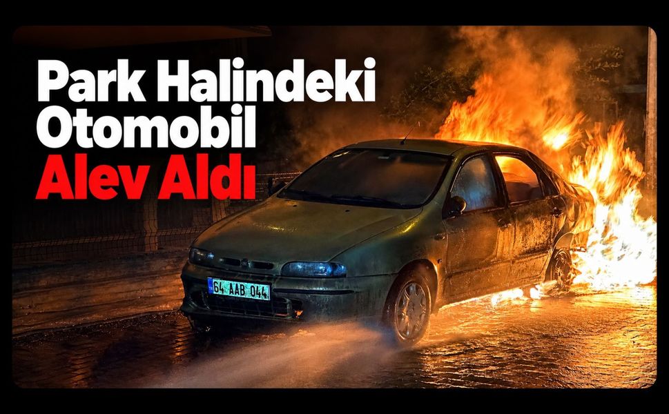 Park Halindeki Otomobil Alev Aldı