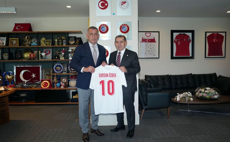 Dursun Özbek’ten TFF Başkanı Hacıosmanoğlu’na Ziyaret