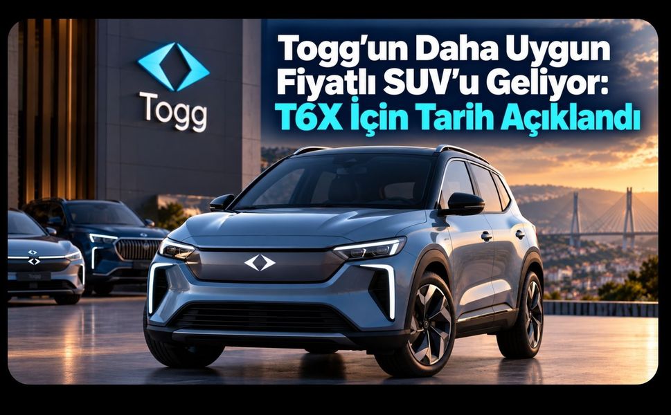 Togg’un Daha Uygun Fiyatlı SUV’u Geliyor: T6X İçin Tarih Açıklandı