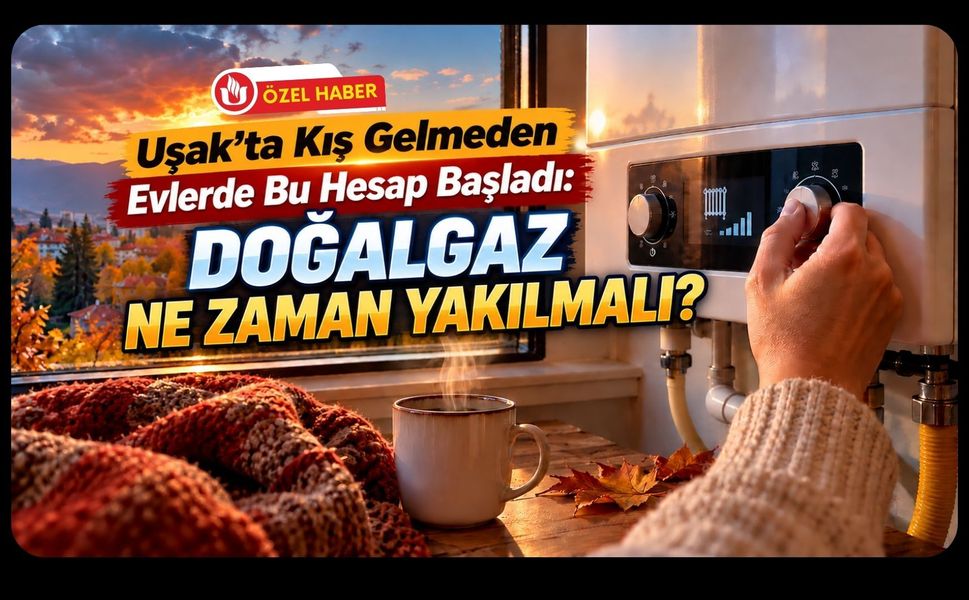 Uşak’ta Kış Gelmeden Evlerde Bu Hesap Başladı: Doğalgaz Ne Zaman Yakılmalı?