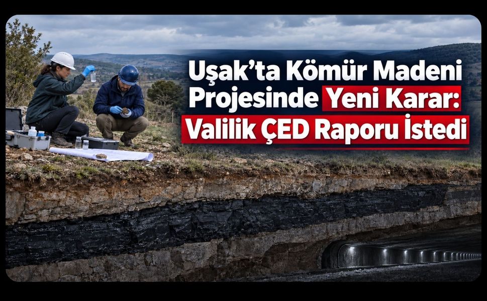 Uşak’ta Kömür Madeni Projesinde Yeni Karar: Valilik ÇED Raporu İstedi