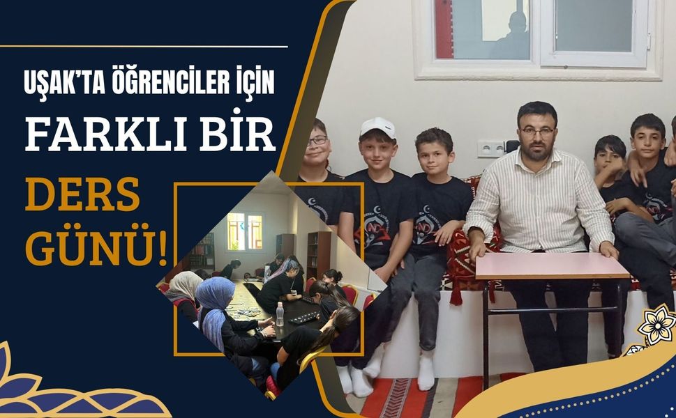 Uşak’ta Öğrenciler İçin Farklı Bir Ders Günü! Bu Kez Adres Gençlik Merkezi Oldu