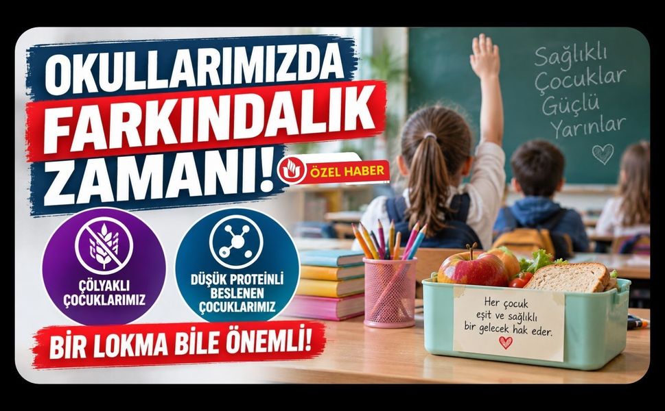 Uşak’ta Okullara Özel Beslenme Çağrısı: “Bir Lokma Bile Önemli”
