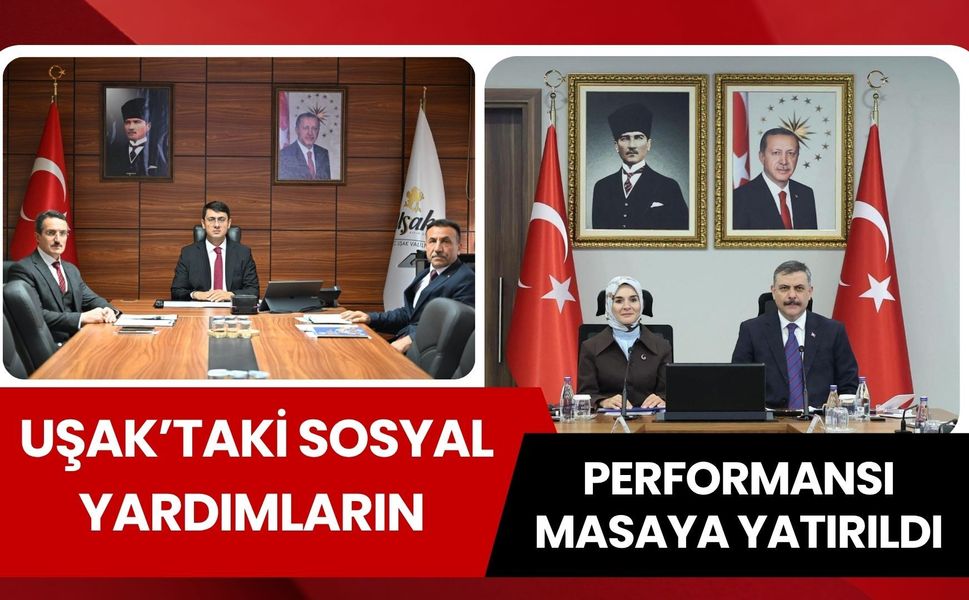 Uşak’taki Sosyal Yardımların Performansı Masaya Yatırıldı
