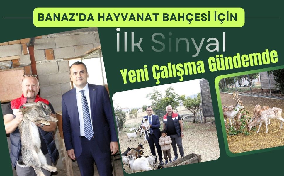 Banaz’da Hayvanat Bahçesi İçin İlk Sinyal, Yeni Çalışma Gündemde