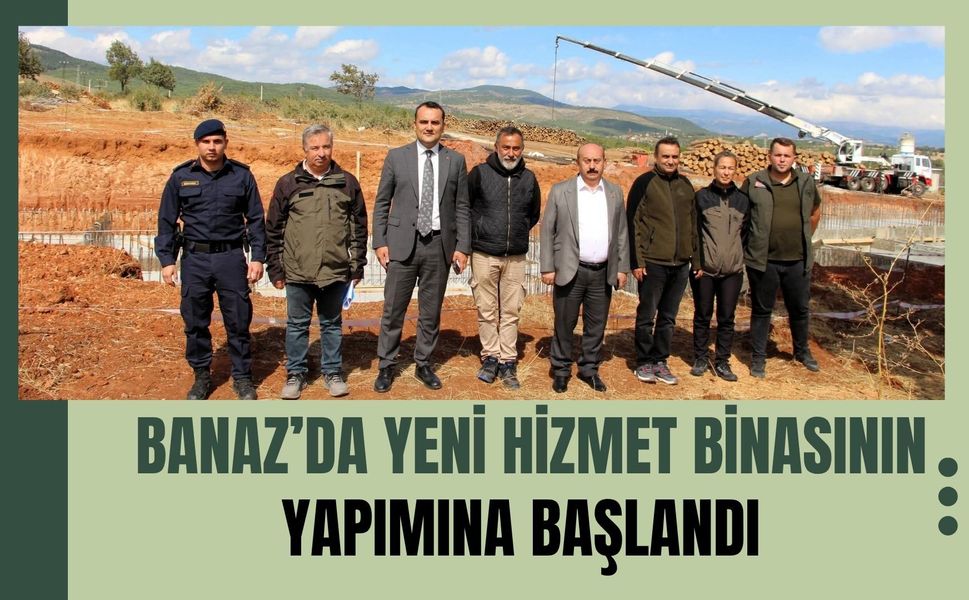 Banaz’da Yeni Hizmet Binasının Yapımına Başlandı