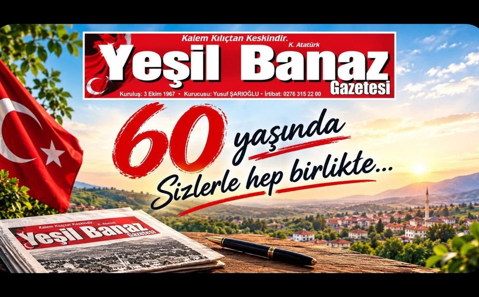 Banaz’ın Hafızası Yeşil Banaz Gazetesi 60’ıncı Yayın Yılına Girdi
