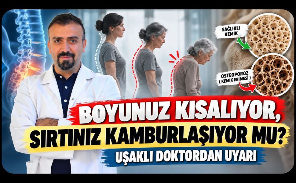 Boyunuz Kısalıyor, Sırtınız Kamburlaşıyor mu? Uşaklı Doktordan Uyarı