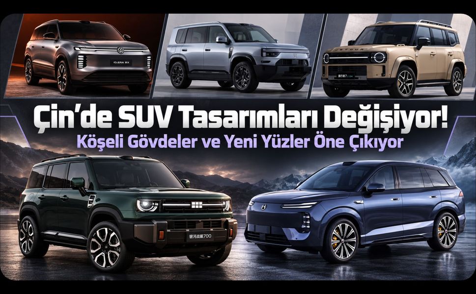 Çin Otomobillerinde Yeni Yüzler! SUV Tasarımlarında Neler Değişiyor?